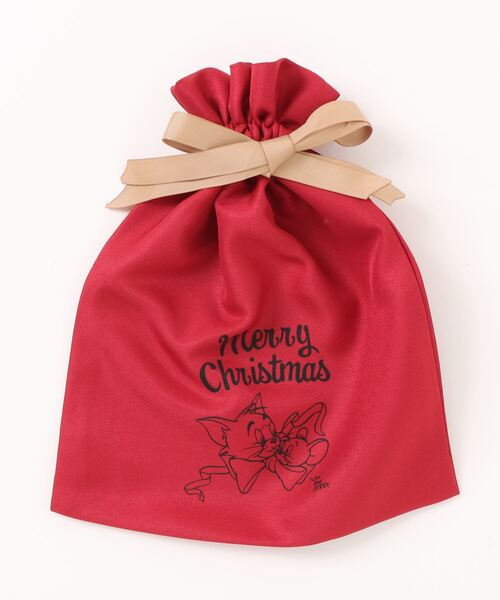 ラッピング 「公式」TOM and JERRY GIFT 巾着 クリスマス専用