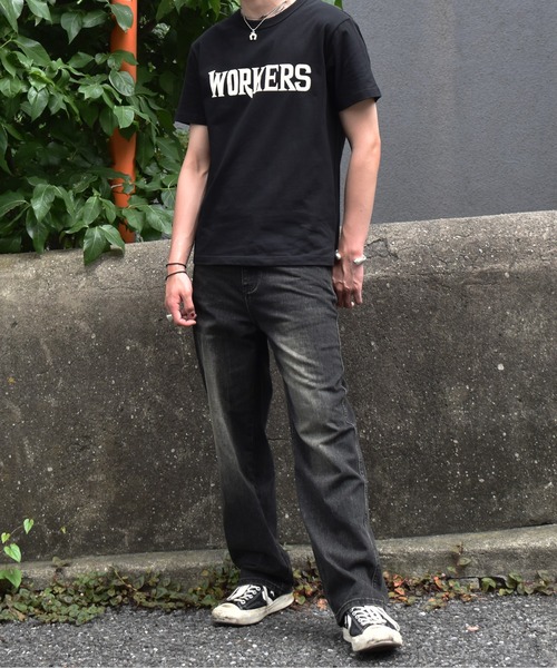Noen（ノエン） ジーンズ オイルウォッシュドデニムパンツ メンズ
