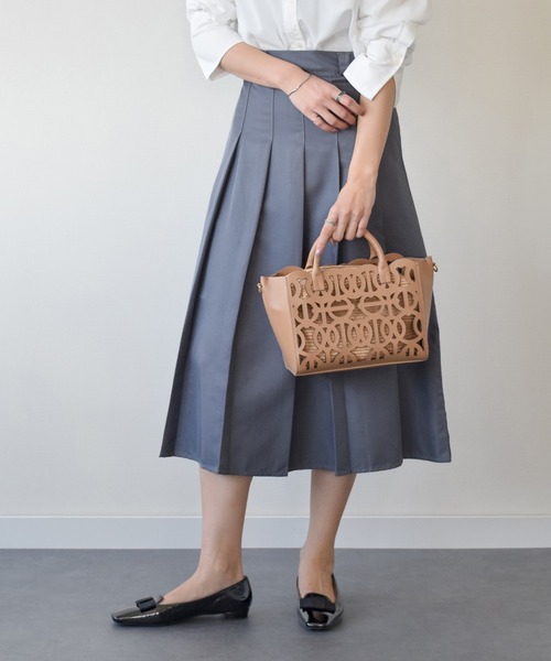 anita bilardi ハンドバッグ 「ANITA BILARDI」カットワーク