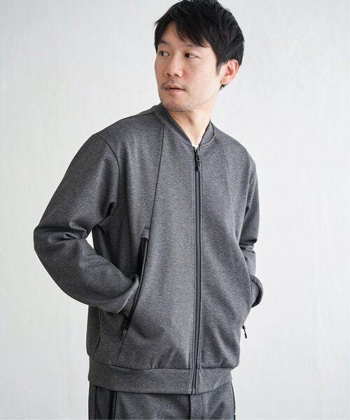 ikka（イッカ） カーディガン 「セットアップ対応」テックストレッチ