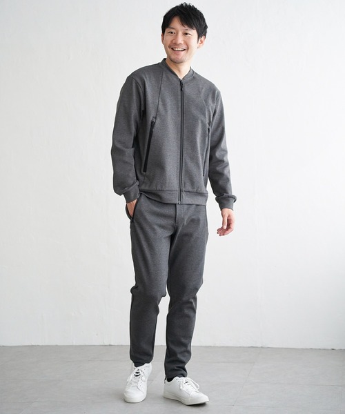 ikka（イッカ） カーディガン 「セットアップ対応」テックストレッチ