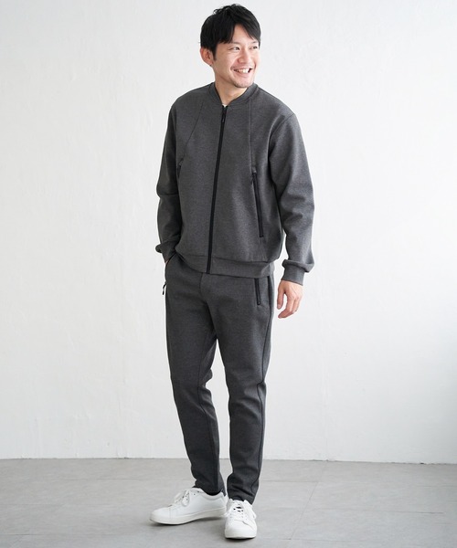 ikka（イッカ） カーディガン 「セットアップ対応」テックストレッチ