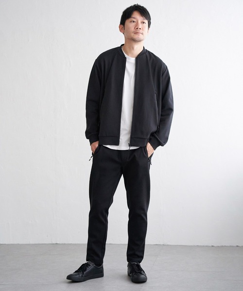 ikka（イッカ） カーディガン 「セットアップ対応」テックストレッチ