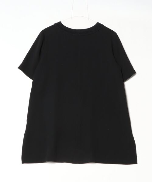 新品未使用/インディヴィ/チュニック/定価2.3万円/サイズ05 INDIVI インディヴィ ニット チュニック ブラック フリル きれい