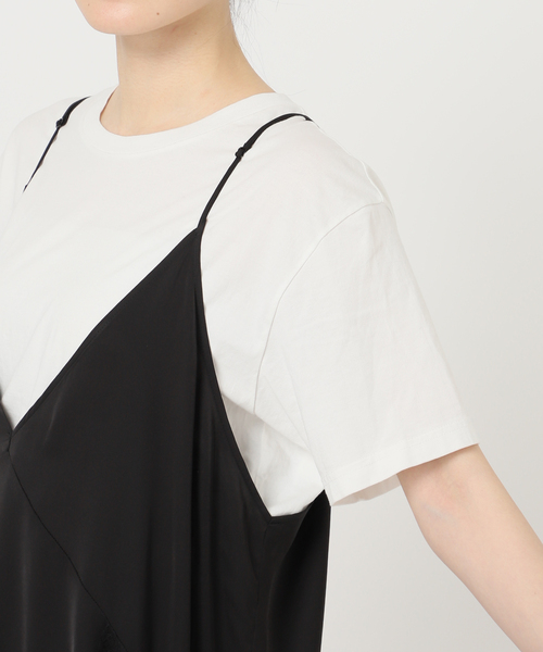 AP STUDIO ワンピース レースドッキングキャミワンピース : ZOZOTOWN