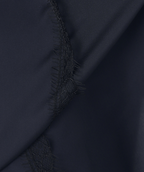 AP STUDIO 今季レースドッキングキャミワンピースNAVY AP STUDIO ワンピース レースドッキングキャミワンピース