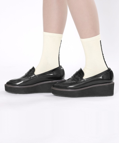 MARY QUANT（マリークヮント） 靴下 マリークワント バックロゴ