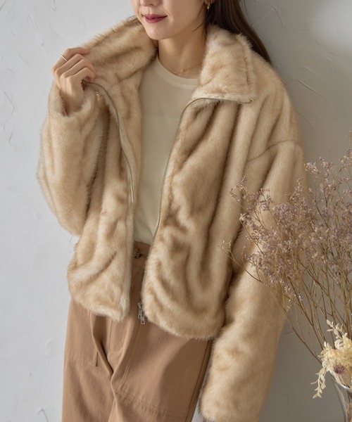 &. NOSTALGIA（ノスタルジア） コート アウター 「ZOZO限定」フェイク