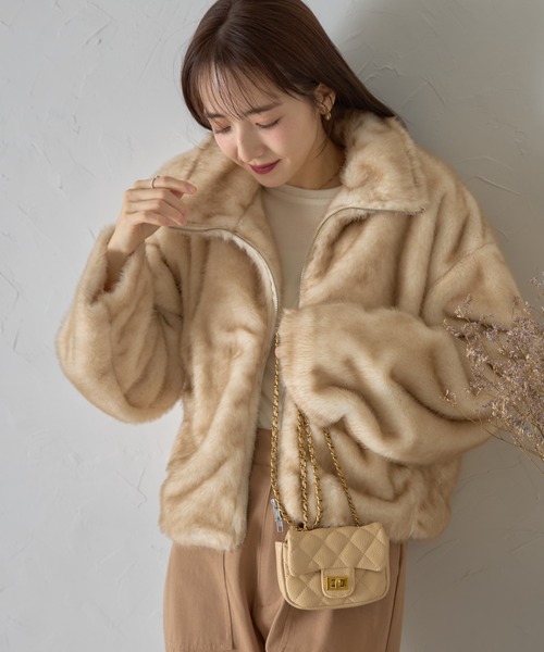 &. NOSTALGIA（ノスタルジア） コート アウター 「ZOZO限定」フェイク