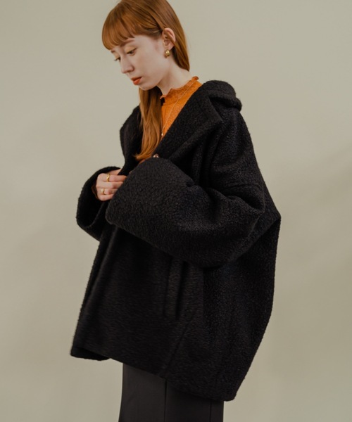 hinari コート 冬服 アウター 新品 hinari（ヒナリ） コート FREE ブラック レディース : ZOZOTOWN Yahoo