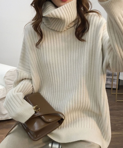 「Ulysses」 「Girly Doll」タートルネックニット F グリーン レディース_画像5