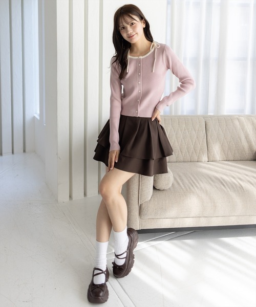 clear パンプス リボン付き厚底メリージェーンスニーカーサンダル