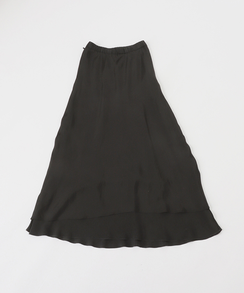 新品未使用　plage Washable Fibril Drapeスカート 追加》Washable Fibril Drape スカート（ロング・マキシ丈