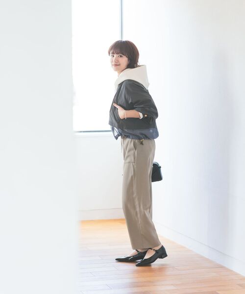 COHINA（コヒナ） パンツ ウエストデザインドロストパンツ 「低身長
