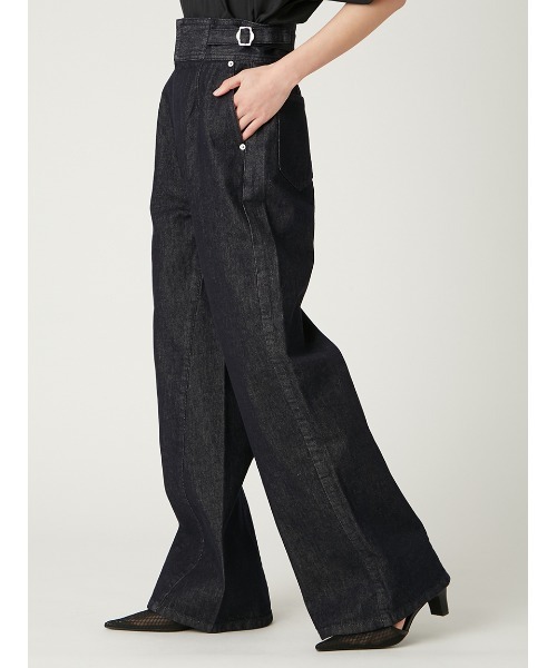 FRAY I.D ジーンズ デニム デニムパンツ ハイウエストバックル