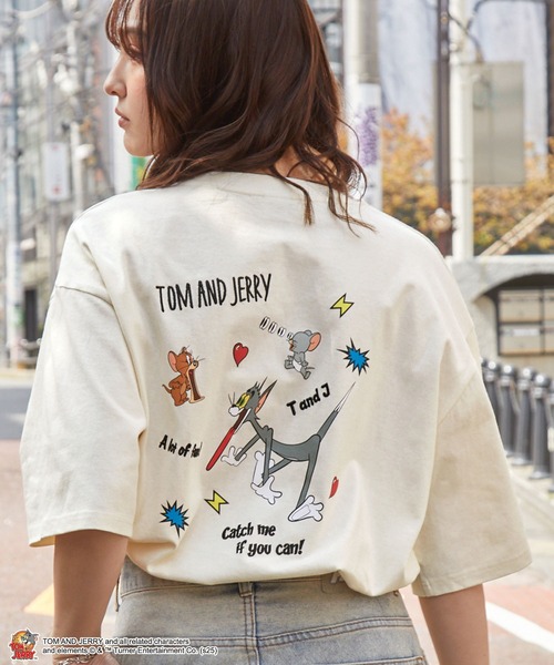 tシャツ 「TOM and JERRY」別注 トムとジェリー グラフィック