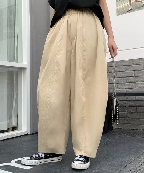 パンツ 「着丈が選べる」イージーコクーンパンツ レディース