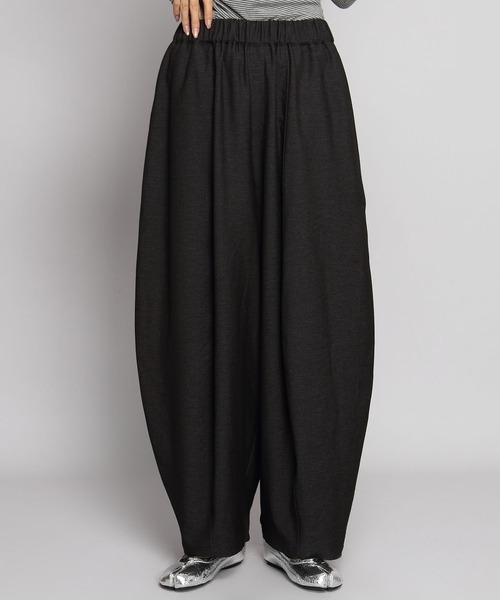 <値下げ>Lig. コクーンパンツ BLACK Msize パンツ 「選べる丈感」イージーコクーンパンツ / フランネル生地追加
