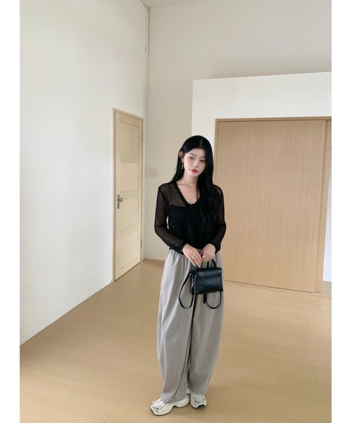 パンツ 「着丈が選べる」イージーコクーンパンツ レディース