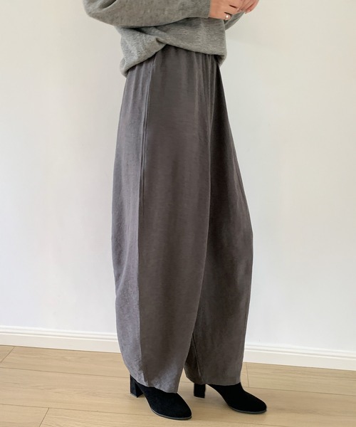 パンツ 「着丈が選べる」イージーコクーンパンツ レディース