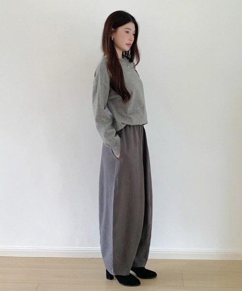 lig. ♡cocoon pants コクーンパンツ　グレー Mサイズ cocoon pants | Lig.