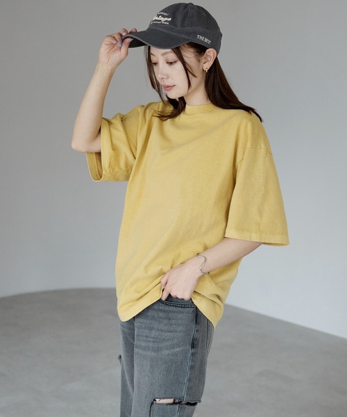 tシャツ 半袖 ヴィンテージライク ピグメントダイTシャツ レディース メンズ | etre pret | 22