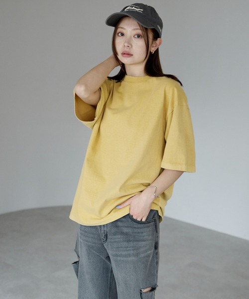 tシャツ 半袖 ヴィンテージライク ピグメントダイTシャツ レディース メンズ | etre pret | 23
