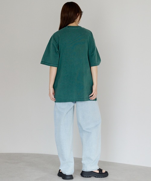 tシャツ 半袖 ヴィンテージライク ピグメントダイTシャツ レディース メンズ | etre pret | 20