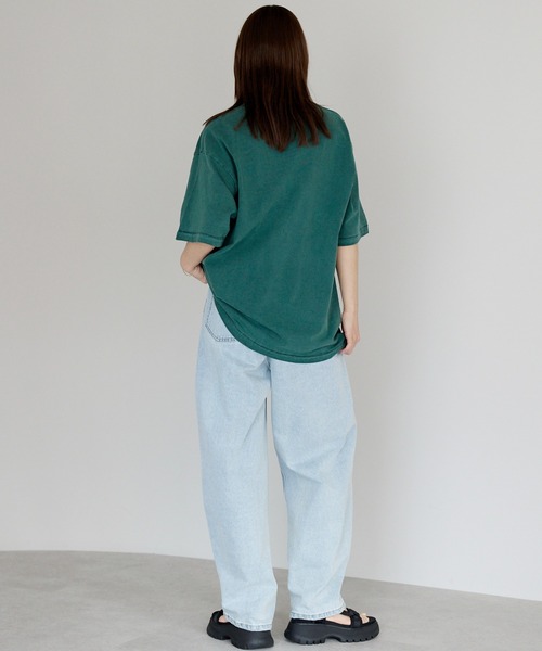 tシャツ 半袖 ヴィンテージライク ピグメントダイTシャツ レディース メンズ | etre pret | 19