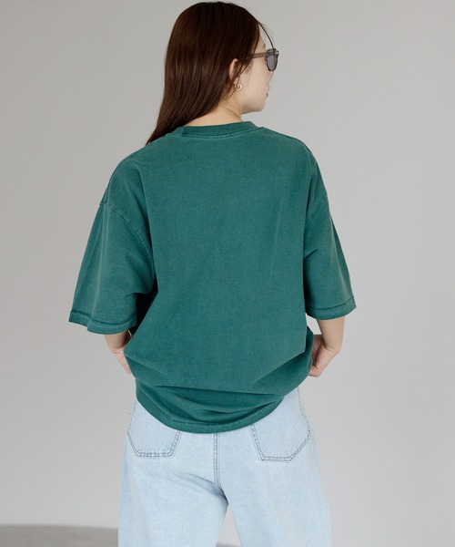 tシャツ 半袖 ヴィンテージライク ピグメントダイTシャツ レディース メンズ | etre pret | 08