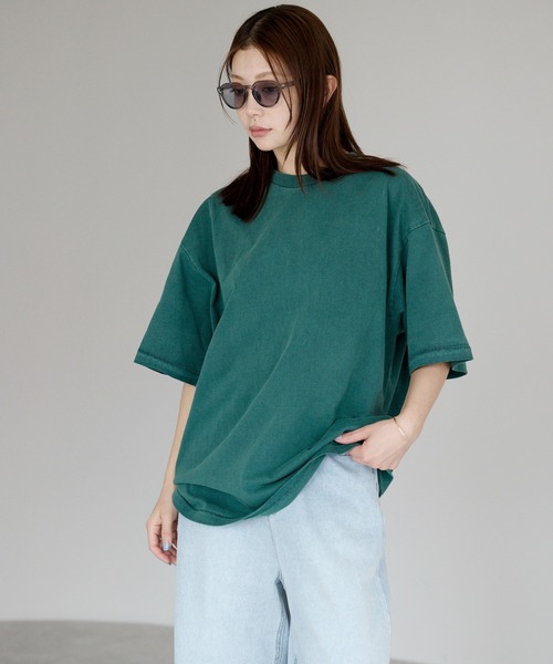 tシャツ 半袖 ヴィンテージライク ピグメントダイTシャツ レディース メンズ | etre pret | 11