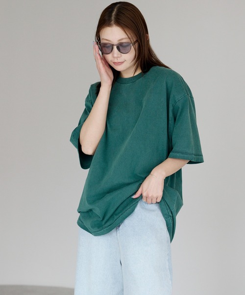 tシャツ 半袖 ヴィンテージライク ピグメントダイTシャツ レディース メンズ | etre pret | 13