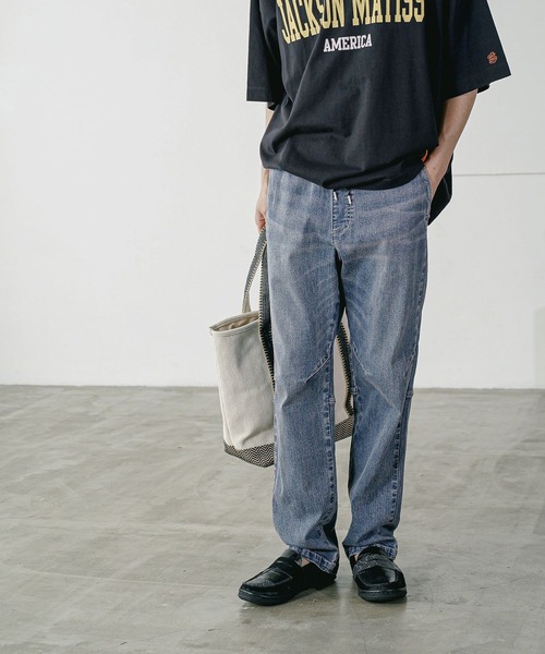 BAYFLOW（ベイフロー）☆折りたたみ デニム風リラックスクッションチェア BAYFLOW（ベイフロー）☆折りたたみ デニム風リラックスクッション