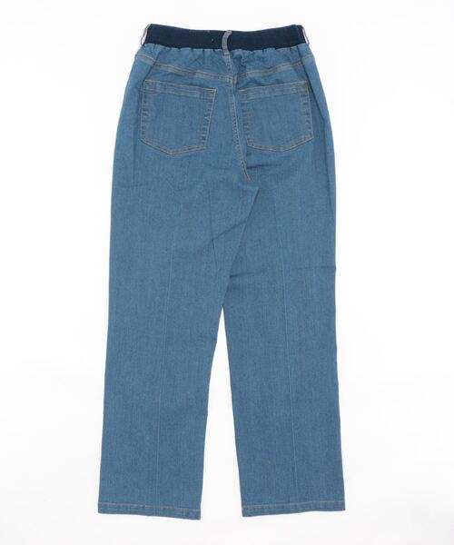 [Bou Jeloud] Denim брюки 38 индиго голубой женский 