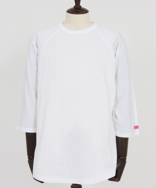 felkod（フィルコッド） tシャツ mt9819- Barcode Embroidery Raglan