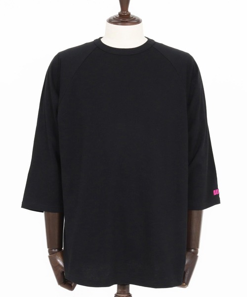 felkod（フィルコッド） tシャツ mt9819- Barcode Embroidery Raglan