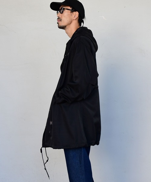 未使用 ジョンブル ノーカラーコート L 黒 Johnbull メンズ Johnbull（ジョンブル） コート LARGE ブラック メンズ : ZOZOTOWN