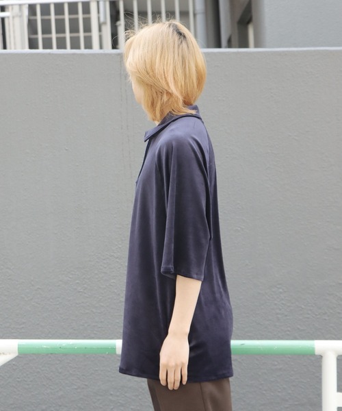 TOWNCRAFT（タウンクラフト） ポロシャツ 半袖 QURTER ZIP RAGLAN POLO