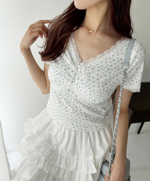 【ニコです★】トップス5点 one after another NICE CLAUP tシャツ 「カップ付き」レーステレコ