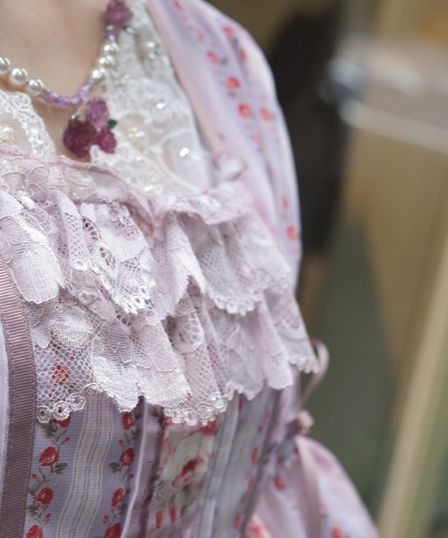 axes femme カントリーローズワンピースピンク Fサイズ 中古品 axes femme｜カントリーローズワンピース | Rakuten Fashion