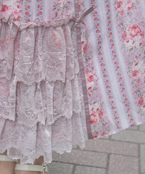 axes femme ワンピース カントリーローズワンピース : ZOZOTOWN