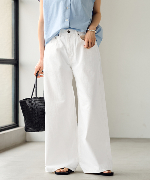 FRAMeWORK ジーンズ デニム デニムパンツ ワイドフレアデニムパンツ  