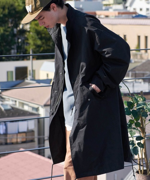 「BARK MANHATTAN」 コート L オリーブ メンズ_画像2