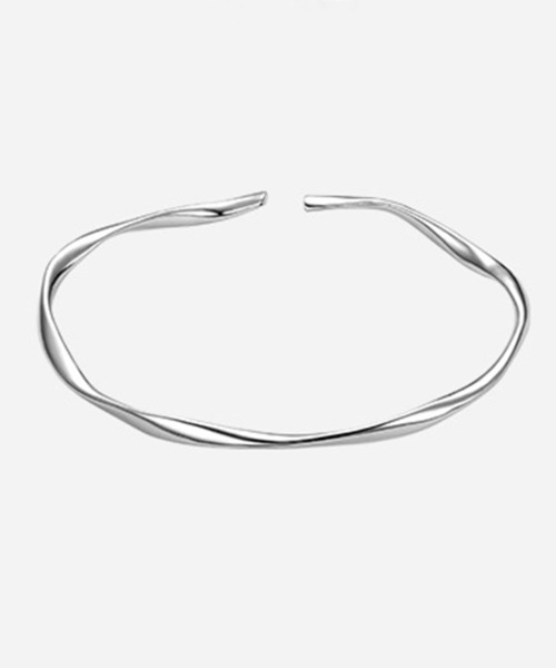 Blanc de Blue ブレスレット ツイストバングル レディース