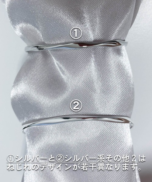Blanc de Blue ブレスレット ツイストバングル レディース : ZOZOTOWN