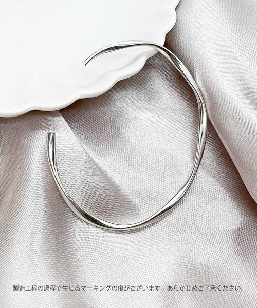 Blanc de Blue ブレスレット ツイストバングル レディース : ZOZOTOWN