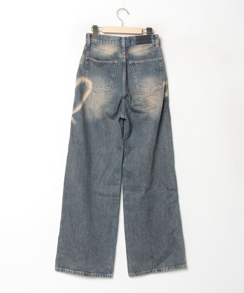 [EMODA] обработка Denim брюки MEDIUM голубой женский 