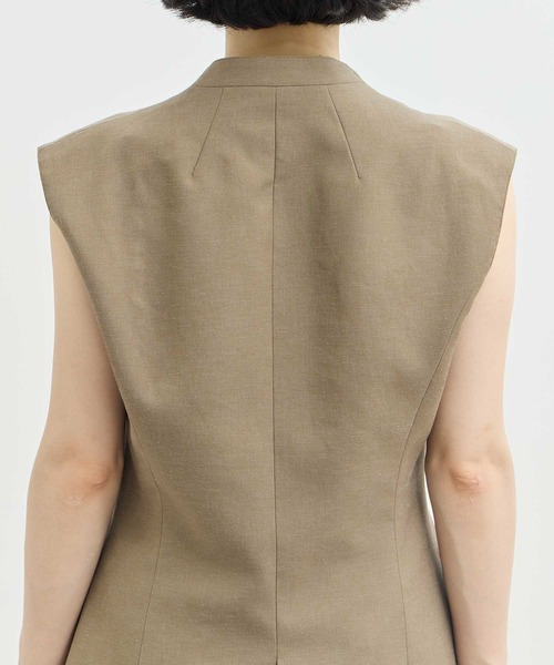ベスト ジレ 「AKIRANAKA/アキラナカ」EX.V Neck Gilet/別注Vネックジレベスト レディース AKIRANAKA ベスト ジレ 「AKIRANAKA/アキラナカ」EX.V Neck