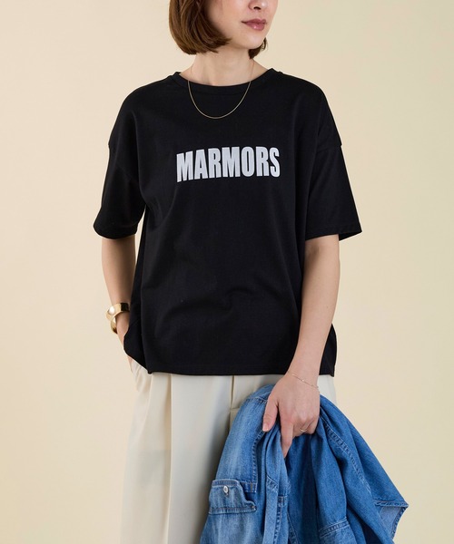 marmors（マルモア） uvカット tシャツ 「marmors」”MARMORS”flocky