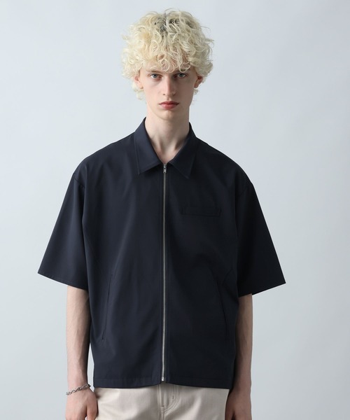 HARE シャツ 「SET UP対応」キリカエZIPシャツ(HARE) メンズ